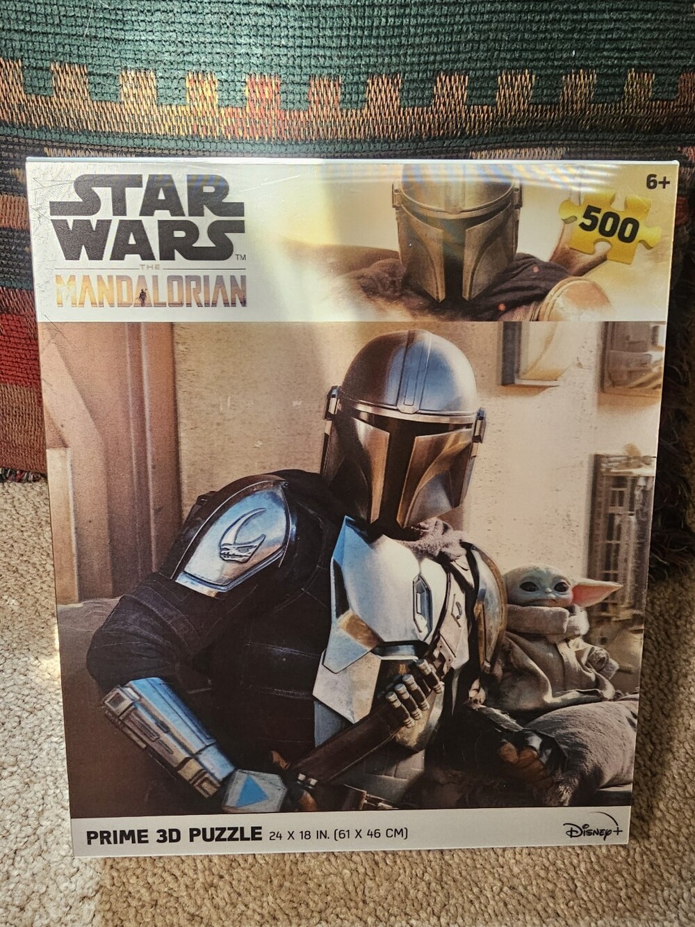 Star Wars The Mandalorian Disney Prime 3D 500 Piece Jigsaw Puzzle NEW